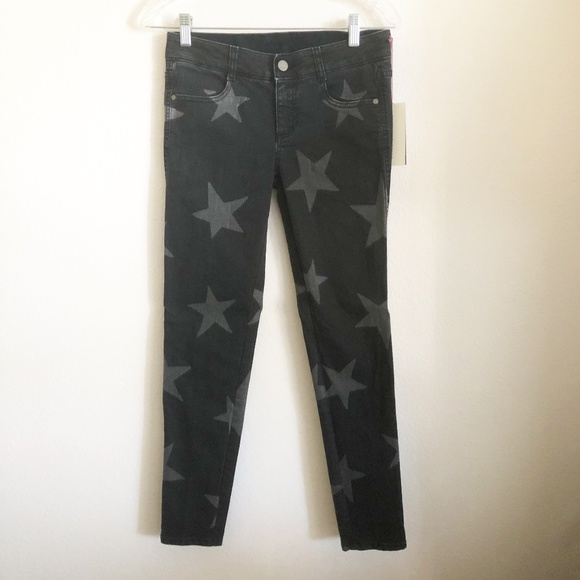 Stella McCartney Denim - Stella McCartney Denim Black Stars Stretch Skinny